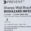 Sharps Container Bracket McKesson Prevent® Plastic Wall Mount Locking