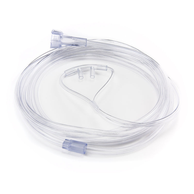 Nasal Cannula McKesson Adult Straight Prong / NonFlared Tip 7 Foot O2 Line