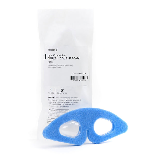 Double Foam Eye Protector McKesson 2-9/10 X 8-1/8 Inch Adhesive