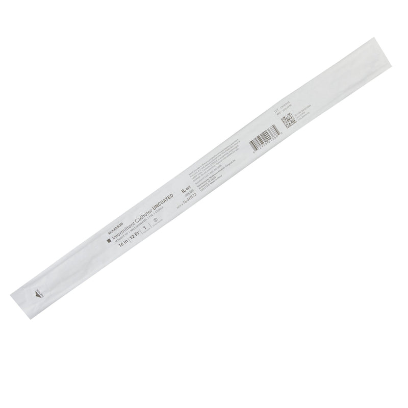 Urethral Catheter McKesson Straight Tip Uncoated PVC 12 Fr. 16 Inch