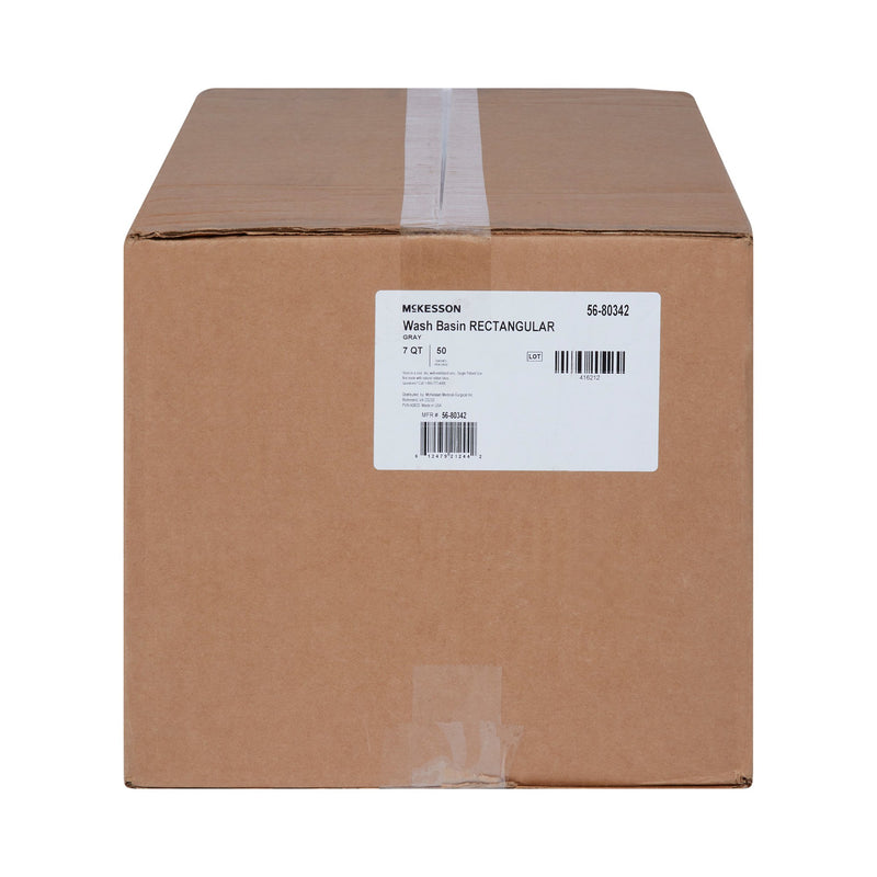 Wash Basin McKesson 7 Quart Rectangle NonSterile