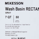 Wash Basin McKesson 7 Quart Rectangle NonSterile