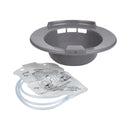 Sitz Bath McKesson Round Graphite Plastic 2000 mL Bag Graduated, 500 mL Increments up to 2000 mL