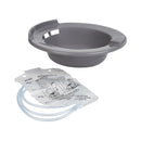 Sitz Bath McKesson Round Graphite Plastic 2000 mL Bag Graduated, 500 mL Increments up to 2000 mL