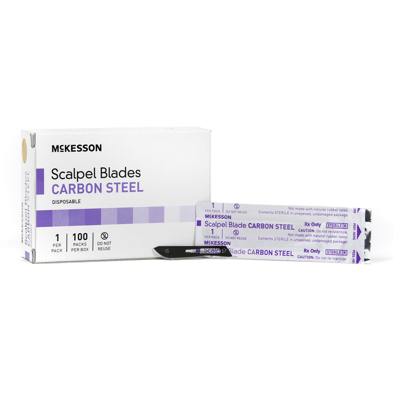 Surgical Blade McKesson Brand Carbon Steel No. 10 Sterile