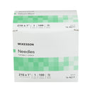 Hypodermic Needle McKesson 1 Inch Length 21 Gauge Thin Wall Without Safety