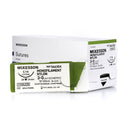 Nonabsorbable Suture with Needle McKesson Nylon C-14 3/8 Circle Reverse Cutting Needle Size 3-0 Monofilament