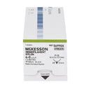 Nonabsorbable Suture with Needle McKesson Nylon P-13 3/8 Circle Precision Reverse Cutting Needle Size 4-0 Monofilament