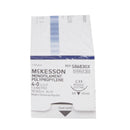 Nonabsorbable Suture with Needle McKesson Polypropylene C-13 3/8 Circle Reverse Cutting Needle Size 4-0 Monofilament