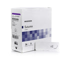 Absorbable Suture with Needle McKesson Polyglycolic Acid P-12 3/8 Circle Precision Reverse Cutting Needle Size 5-0 Braided