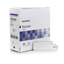Absorbable Suture with Needle McKesson Polyglycolic Acid C-14 3/8 Circle Reverse Cutting Needle Size 2-0 Braided