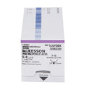 Absorbable Suture with Needle McKesson Polyglycolic Acid P-13 3/8 Circle Precision Reverse Cutting Needle Size 5-0 Braided