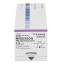Absorbable Suture with Needle McKesson Polyglycolic Acid P-13 3/8 Circle Precision Reverse Cutting Needle Size 4-0 Braided