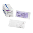 Absorbable Suture with Needle McKesson Polyglycolic Acid P-13 3/8 Circle Precision Reverse Cutting Needle Size 4-0 Braided