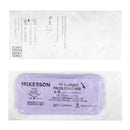 Absorbable Suture with Needle McKesson Polyglycolic Acid P-12 3/8 Circle Precision Reverse Cutting Needle Size 4-0 Braided
