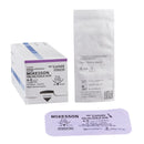 Absorbable Suture with Needle McKesson Polyglycolic Acid P-12 3/8 Circle Precision Reverse Cutting Needle Size 4-0 Braided