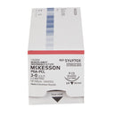 Absorbable Suture with Needle McKesson Polyglycolic Acid / PCL P-12 3/8 Circle Precision Reverse Cutting Needle Size 3-0 Monofilament