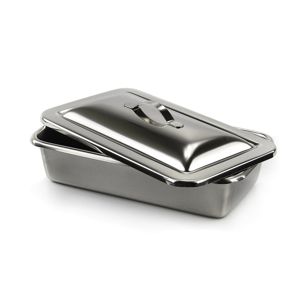 Instrument Tray McKesson Strap Handle Stainless Steel 8-7/8 X 5 X 2 Inch
