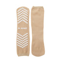 Slipper Socks McKesson Unisex Adult X-Large Single Tread Single Patient Use Tan