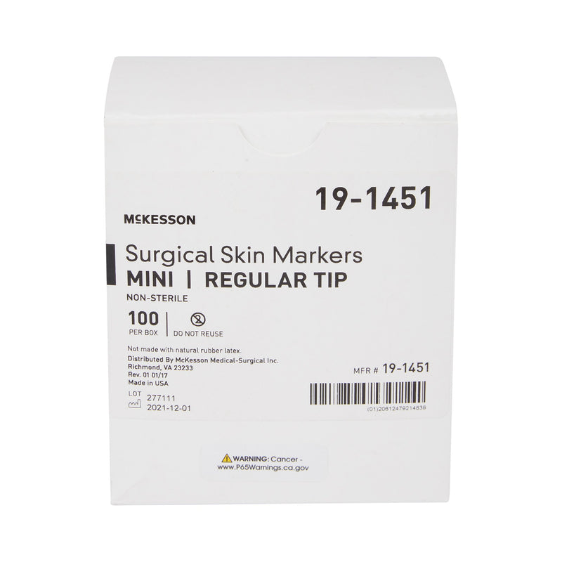 Skin Marker McKesson Prep-Resistant Gentian Violet Ink NonSterile Mini Regular Tip