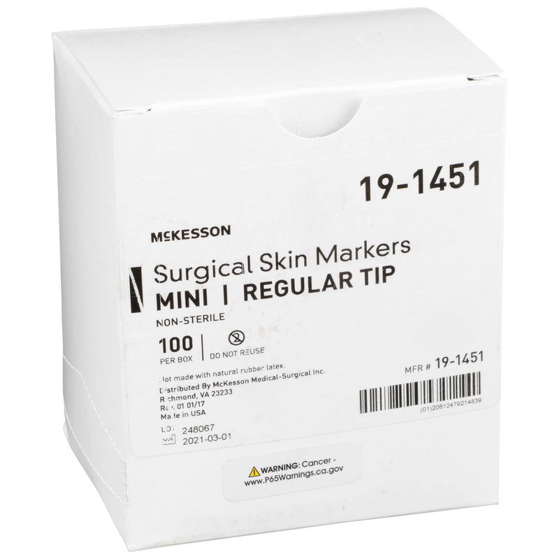Skin Marker McKesson Prep-Resistant Gentian Violet Ink NonSterile Mini Regular Tip