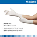 Surgical Glove McKesson Perry® Size 7 Sterile Latex Standard Cuff Length Smooth Cream Chemo Tested