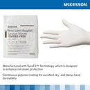 Surgical Glove McKesson Perry® Size 7 Sterile Latex Standard Cuff Length Smooth Cream Chemo Tested