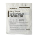 Surgical Glove McKesson Perry® Size 7 Sterile Latex Standard Cuff Length Smooth Brown Not Chemo Approved