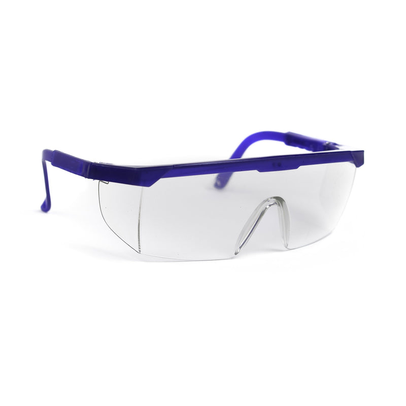 Eye Shield McKesson Brand Side Shield Clear Tint Blue / Clear Frame Over Ear One Size Fits Most