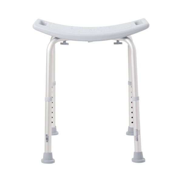 Bath Bench McKesson Without Arms Aluminum Frame Without Backrest 19-1/4 Inch Seat Width 300 lbs. Weight Capacity