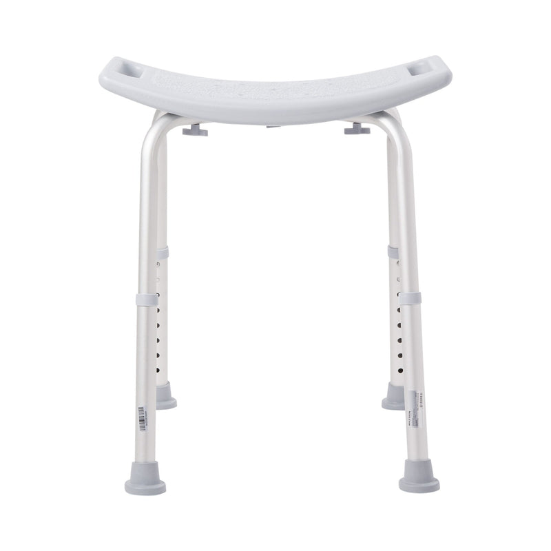 Bath Bench McKesson Without Arms Aluminum Frame Without Backrest 19-1/4 Inch Seat Width 300 lbs. Weight Capacity