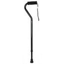 Offset Cane McKesson Aluminum 30 to 39 Inch Height Black