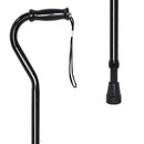 Offset Cane McKesson Steel 29-3/4 to 37-3/4 Inch Height Black
