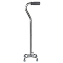 Small Base Quad Cane McKesson Steel 30 to 39 Inch Height Chrome