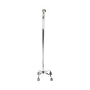 Small Base Quad Cane McKesson Steel 30 to 39 Inch Height Chrome
