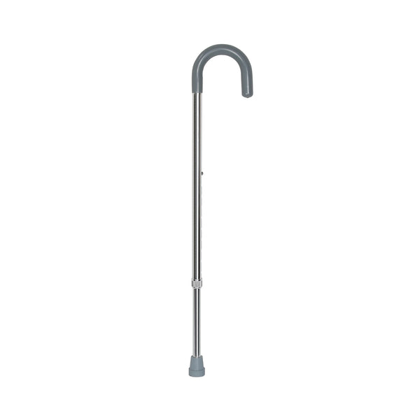 Round Handle Cane McKesson Aluminum 29-3/4 to 38-3/4 Inch Height Chrome
