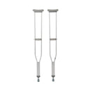 Underarm Crutches McKesson Tall Adult 5 Foot 10 Inch to 6 Foot 6 Inch User Height Aluminum Frame 350 lbs. Weight Capacity