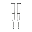 Underarm Crutches McKesson Tall Adult 5 Foot 10 Inch to 6 Foot 6 Inch User Height Aluminum Frame 350 lbs. Weight Capacity