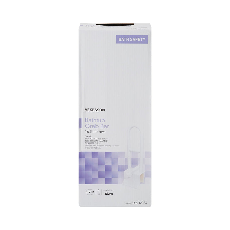 Bathtub Grab Bar McKesson White Steel