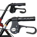 4 Wheel Rollator McKesson Red Adjustable Height / Folding Aluminum Frame