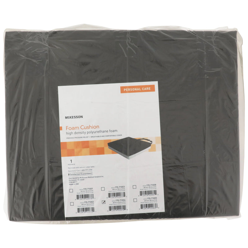 Seat Cushion McKesson 20 W X 16 L X 3 D Inch Polyurethane