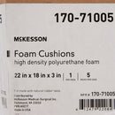 Seat Cushion McKesson 22 W X 18 L X 3 D Inch Polyurethane