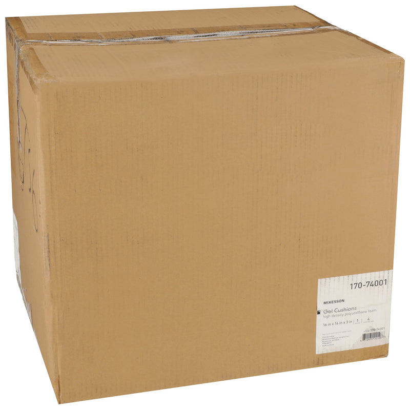 Seat Cushion McKesson 16 W X 16 L X 3 D Inch Foam / Gel