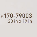 Seat Back Cushion McKesson 20 W X 19 L Inch Foam