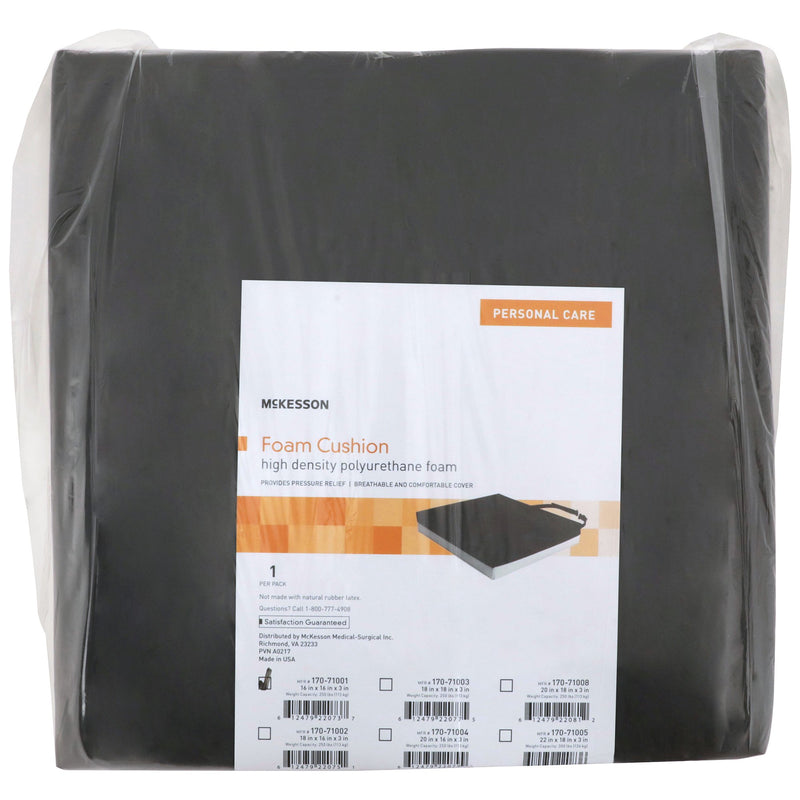 Seat Cushion McKesson 16 W X 16 L X 3 D Inch Polyurethane