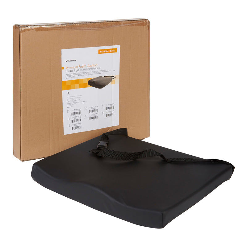 Contoured Seat Cushion McKesson 24 W X 18 L X 3 D Inch Molded Foam