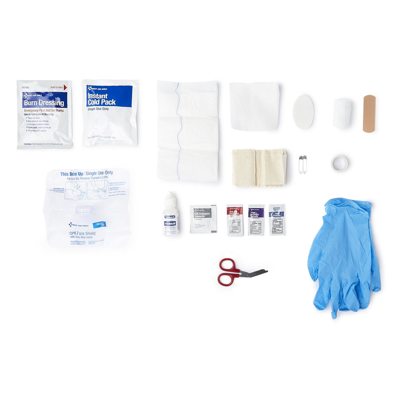 First Aid Kit McKesson 10 Person Plastic Case