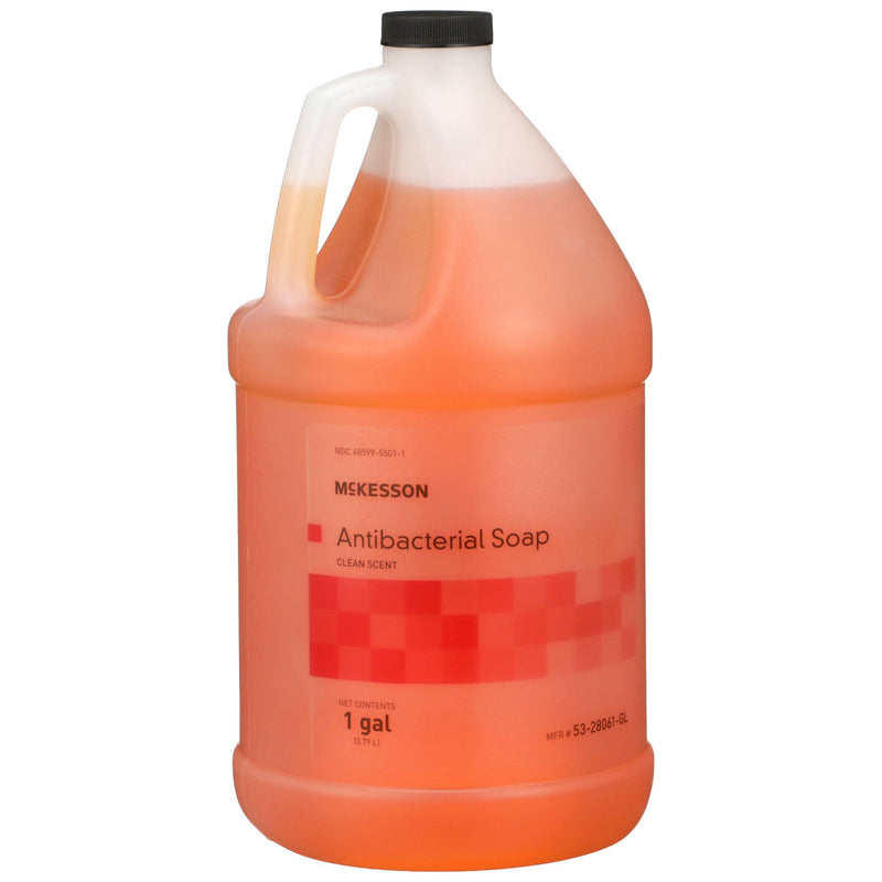 Antibacterial Soap McKesson Liquid 1 gal. Pump Bottle Clean Scent