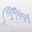 Procedure Towel McKesson 13 W X 18 L Inch White / Blue Cartoon Toes NonSterile