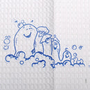 Procedure Towel McKesson 13 W X 18 L Inch White / Blue Cartoon Toes NonSterile